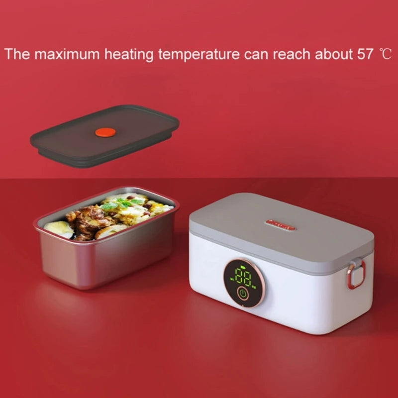 Wireless Rechargeable Water-Free Lunch Box 16000Mah Lunch Container Food Warmer